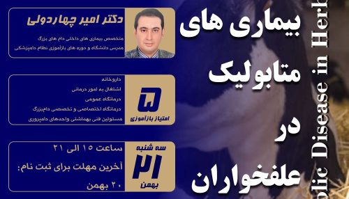 بیماری های متابولیک در نتیجه برهم خوردن تعادل متابولیسمی بدن ایجاد می شوند.